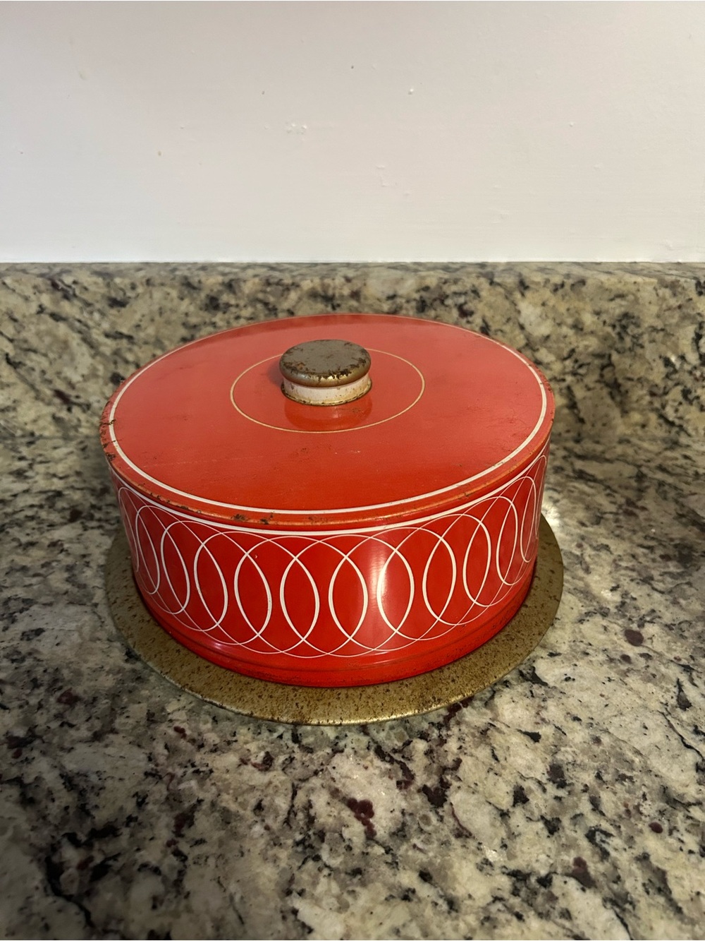 Vintage Cake Pastry Carrier